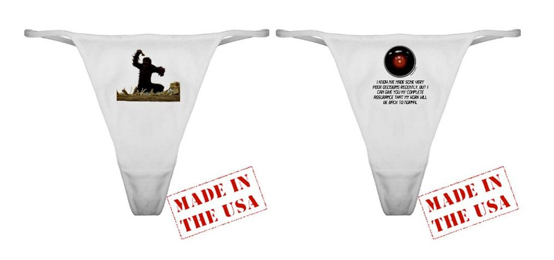 Illustration for article titled The Most Inappropriate Science Fiction Movie Thongs on the Internet